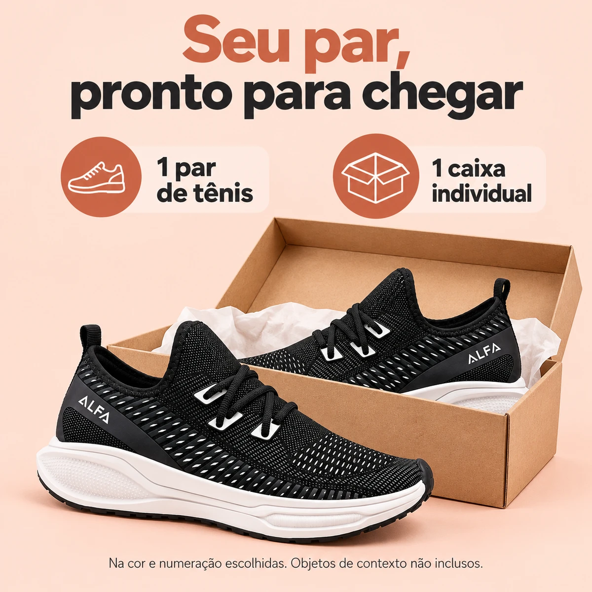 Itens que acompanham Tênis Feminino Esportivo